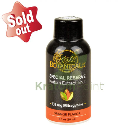 Kats Botanical Orange Kratom Extract Shot 2Fl Oz