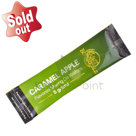 Caramel Apple Flavored Kratom packet, 1 count