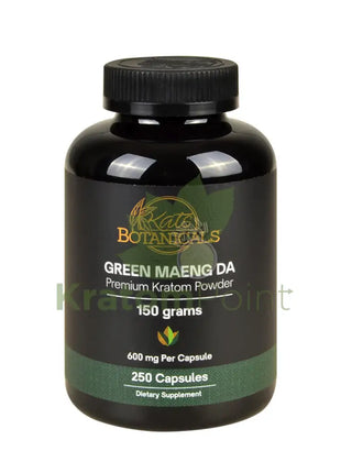 Kats Botanicals Green Maeng Da Kratom Capsules, 250 count