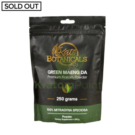 Kats Botanicals Green Maeng Da Kratom Powder, 250 grams