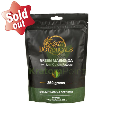 Kats Botanicals Green Maeng Da Kratom Powder, 250 grams