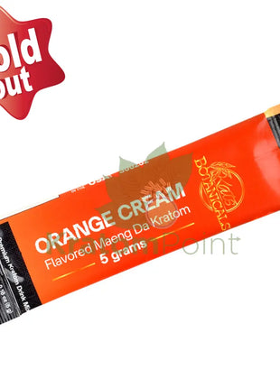Kats Botanicals Orange Cream Flavored Kratom Packet 1 Count