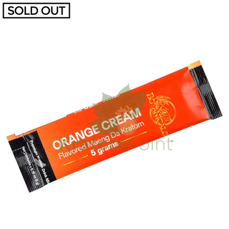 Kats Botanicals Orange Cream Flavored Kratom Packet 1 Count