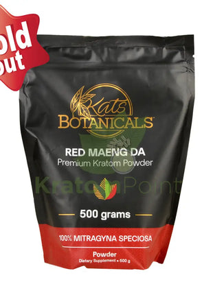 Kats Botanical Red Maeng Da Kratom powder, 500 grams
