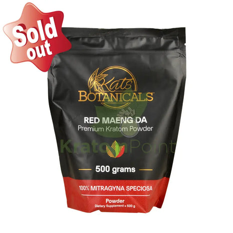 Kats Botanical Red Maeng Da Kratom powder, 500 grams