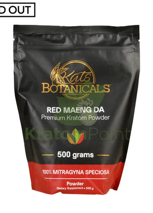 Kats Botanical Red Maeng Da Kratom powder, 500 grams