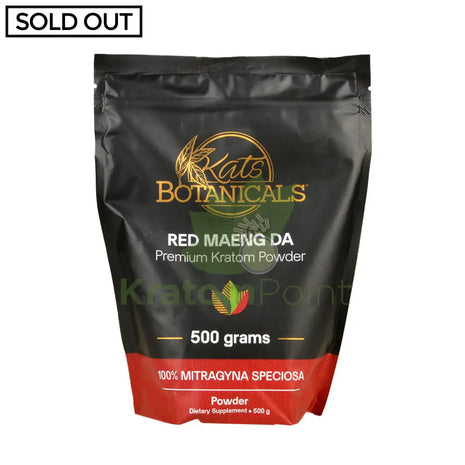 Kats Botanical Red Maeng Da Kratom powder, 500 grams