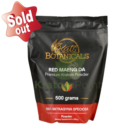 Kats Botanical Red Maeng Da Kratom powder, 500 grams