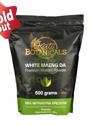 Kats Botanicals White Maeng Da Kratom Powder 500 grams