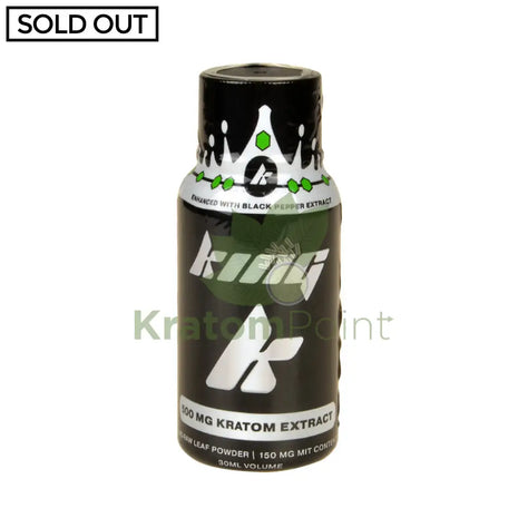 King K Kratom Shot 30ml Silver