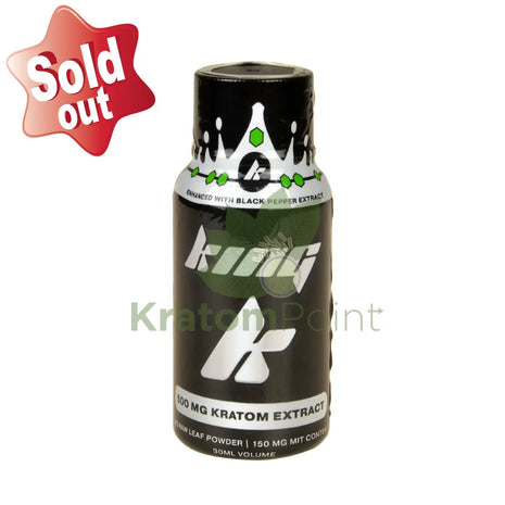 King K Kratom Shot 30ml Silver