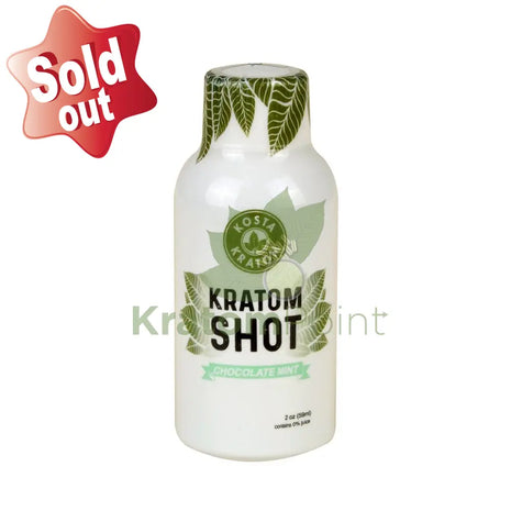 Kosta Kratom Shot 2Oz 59Ml Chocolate Mint