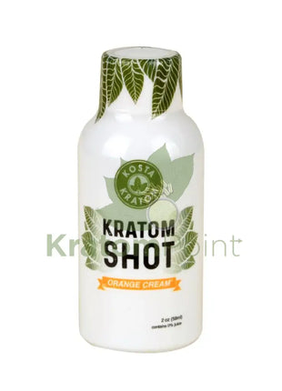 Kosta Kratom Shot 2Oz 59Ml Orange Cream