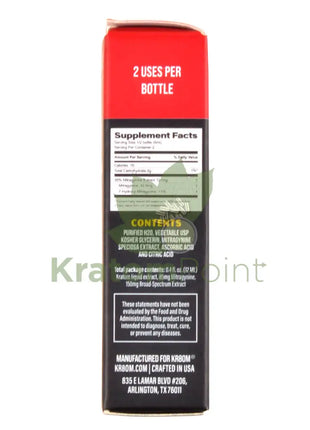 Kr8om Bali 12ml Kratom Extract Shot