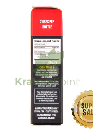 Kr8om Bali 12ml Kratom Extract Shot
