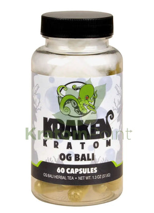 Kraken Kratom Bali 60 Capsules