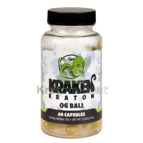 Kraken Kratom Bali 60 Capsules