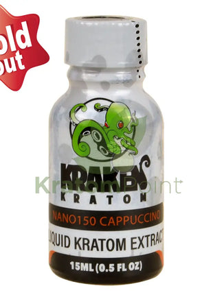 Kraken Kratom Liquid Extract 15Ml Nano 150 Cappuccino