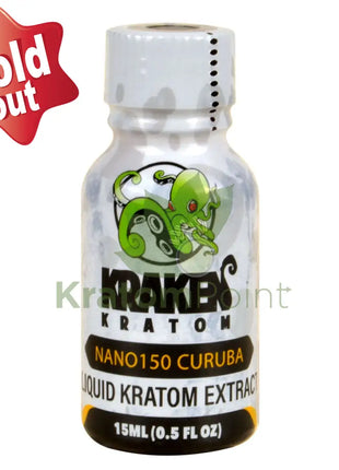 Kraken Kratom Liquid Extract 15Ml Nano 150 Curaba