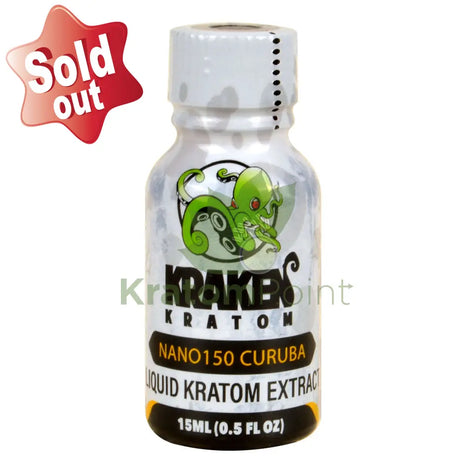 Kraken Kratom Liquid Extract 15Ml Nano 150 Curaba