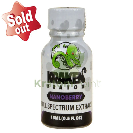 Kraken Kratom Liquid Extract 15Ml Nanoberry