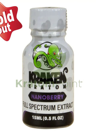 Kraken Kratom Liquid Extract 15Ml Nanoberry