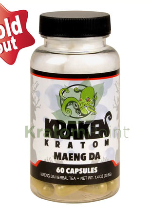 Kraken Kratom Maeng Da 60 Capsules