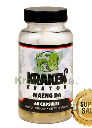 Kraken Kratom Maeng Da 60 Capsules