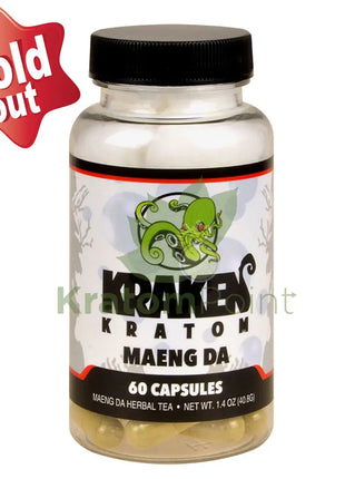 Kraken Kratom Maeng Da 60 Capsules