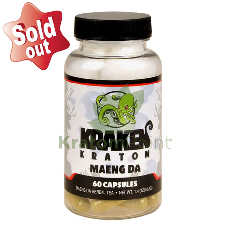 Kraken Kratom Maeng Da 60 Capsules