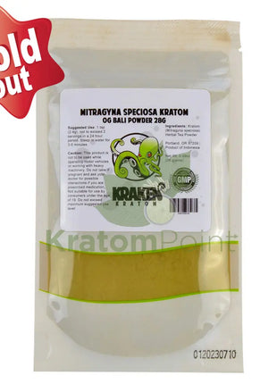 Kraken Kratom Powder 28G Bali