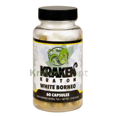 Kraken Kratom White Borneo 60 Capsules