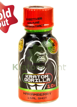 Kratom Gorilla Haramberry 15Ml Shot