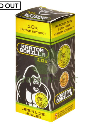 Kratom Gorilla Lemon Lime Howler 15Ml Shot