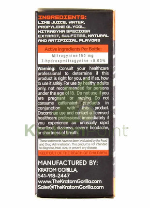 Kratom Gorilla Oranguntang 15Ml Shot