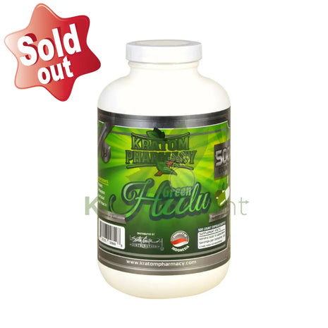 Kratom Pharmacy Green Hulu Capsules 500ct bottle