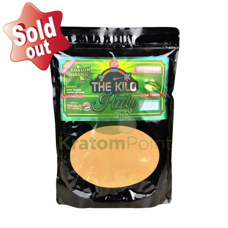 Kratom Pharmacy Powder Green Hulu 1kg bag
