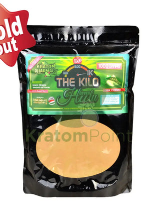 Kratom Pharmacy Powder Green Hulu 1kg bag