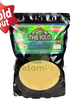 Kratom Pharmacy Powder Green Vein Borneo 1kg bag