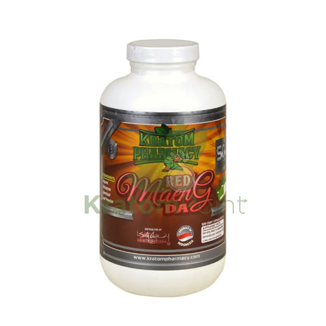 Kratom Pharmacy Red Maeng Da Capsules 500ct bottle