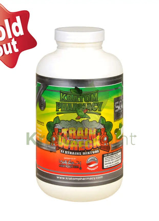Kratom Pharmacy Train Wreck Capsules 500ct bottle