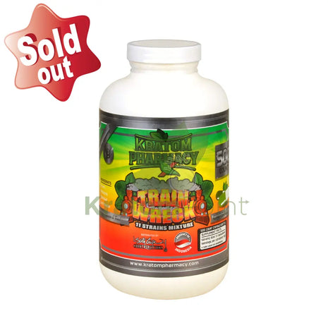 Kratom Pharmacy Train Wreck Capsules 500ct bottle