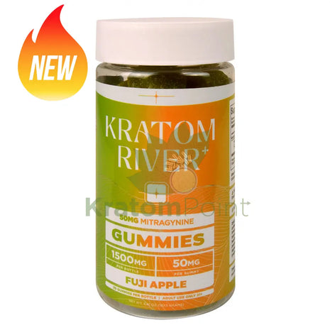 Kratom River 50mg Fuji Apple MIT Gummies 30ct