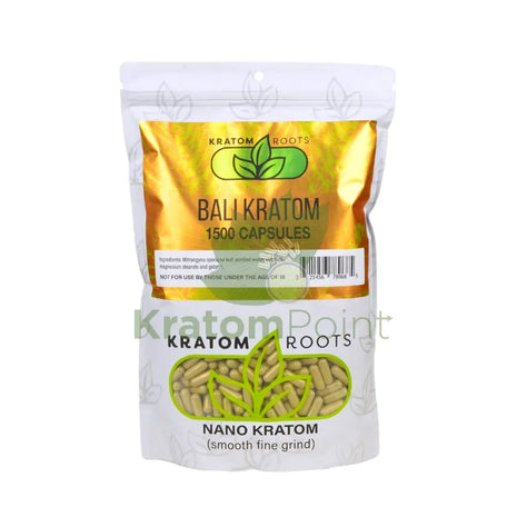 Kratom Roots Nano Bali 1500 Capsules