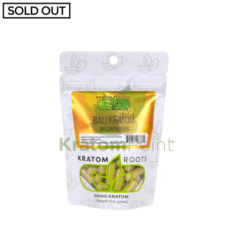 Kratom Roots Nano Bali 80 Capsules