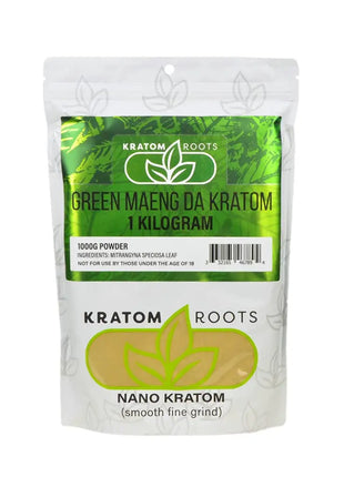 Kratom Roots Nano Green Maeng Da 1000 Grams (1Kg)