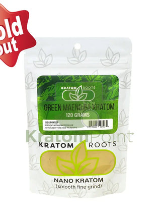 Kratom Roots Nano Green Maeng Da 120 Grams