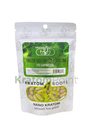 Kratom Roots Nano Green Maeng Da 175 Capsules