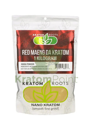 Kratom Roots Nano Red Maeng Da 1000 Grams (1Kg)