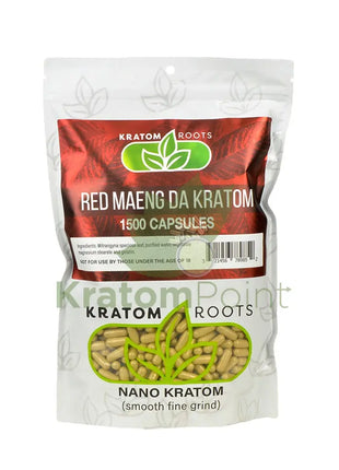 Kratom Roots Nano Red Maeng Da 1500 Capsules